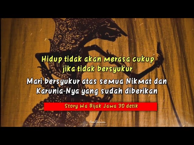 Story wa jawa terbaru - Mari bersyukur class=