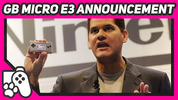 Game Boy Micro Announcement - Nintendo E3 2005 Conference (Reggie Fils-Aime)