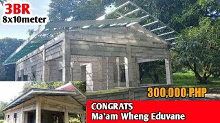 8X10Meter 3Br1Cr 300K Nakapag Steel Trusses At Color Roof Narin Po Si Maam