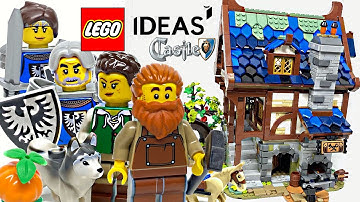 LEGO Ideas Medieval Blacksmith review! 2021 set 21325!