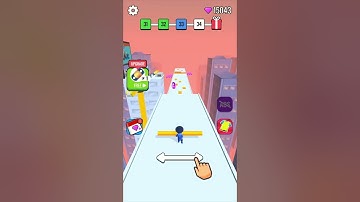 Roof Rails - All Levels Gameplay (31-35) Android, IOS