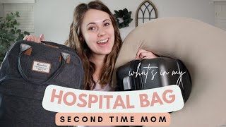 What's In My Hospital Bag (second time mom)