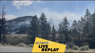 LIVE REPLAY: Nk'Mip fire grows north