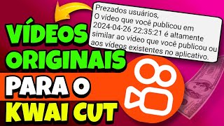 EDIÇÃO COMPLETA em VÍDEOS de TERCEIROS para ficar ORIGINAL no KWAI CUT pelo Celular GRÁTIS! screenshot 5