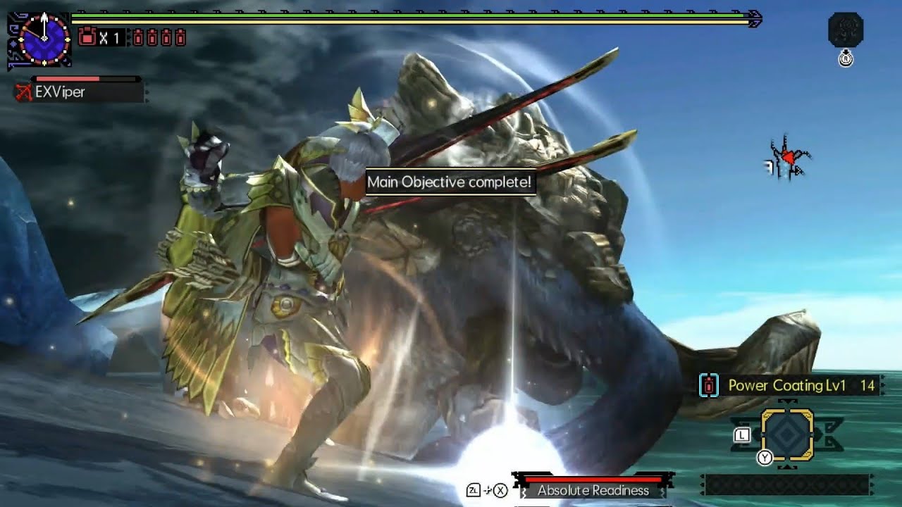 [MHGU/MHXX] G☆3 Gammoth 2'57"16 / "Ice Recovery" (Valor Bow Heavy