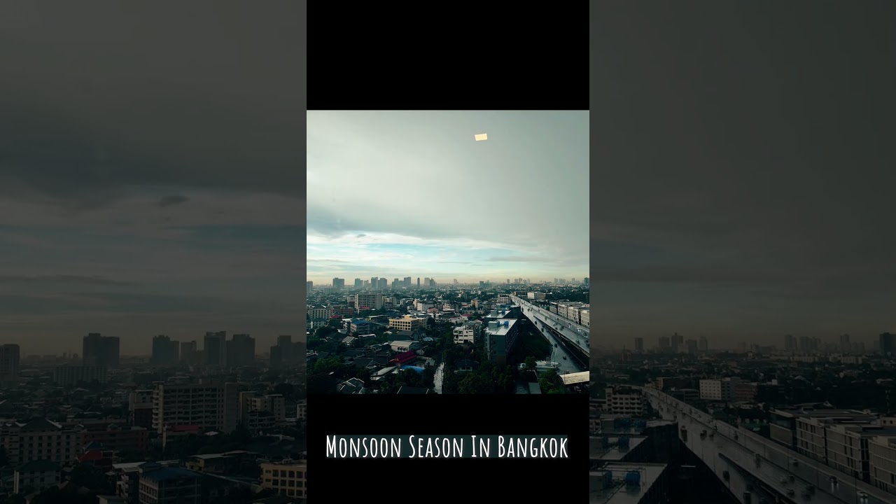 Monsoon in Bangkok.