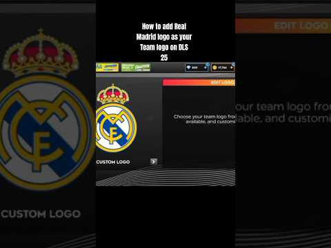 Add Real Madrid Logo As Your Team Logo In Dream League Soccer 2025 Dls2025 Dls Dls25 Dlstips