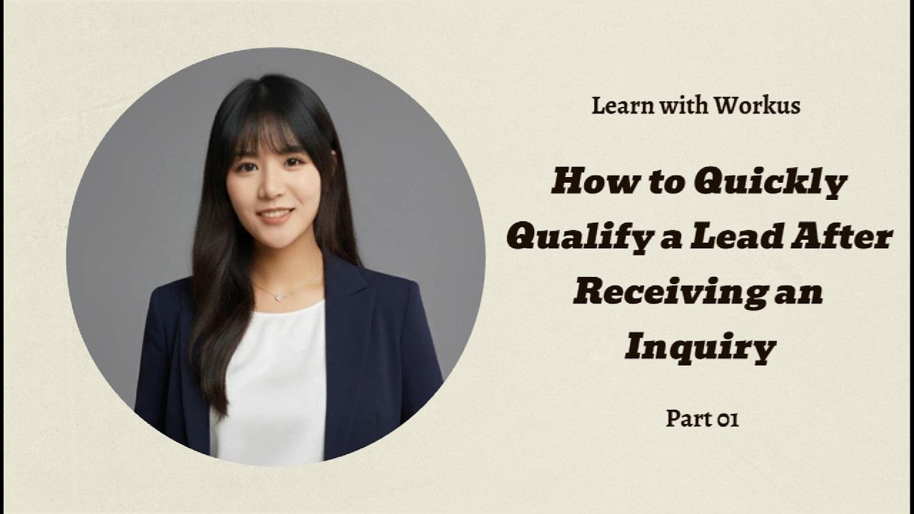 How to Quickly Qualify a Lead After Receiving an Inquiry - YouTube