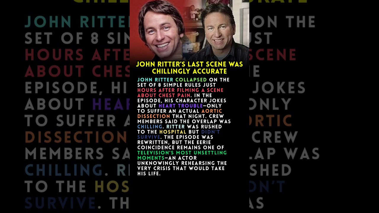 John Ritter’s Last Scene Was Chillingly Accurate.