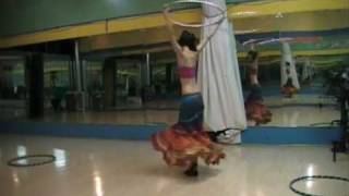 Sustained Spinning with Double Hoops!