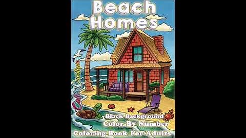 Beach Homes Color By Number Coloring Book Color Questopia - FLIP THROUGH!