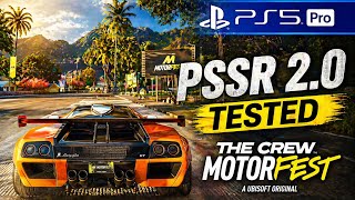 The Crew: Motorfest | PSSR2.0 Short Test 4K60FPS HDR PS5Pro Gameplay Comparison