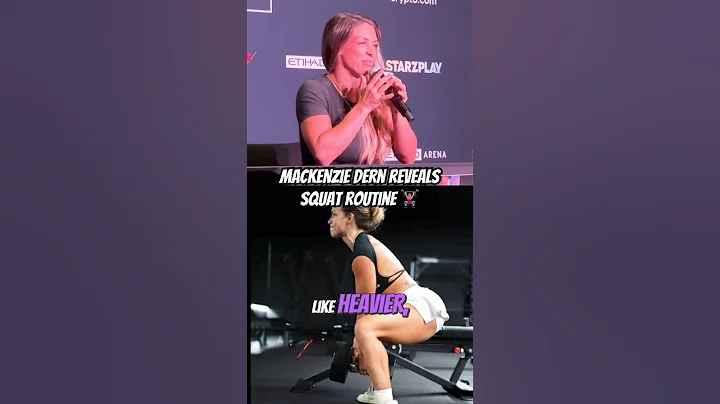 Mackenzie Dern Reveals Squat Routine Ahead Of UFC 321 Title Fight #UFC #MMA #Shorts