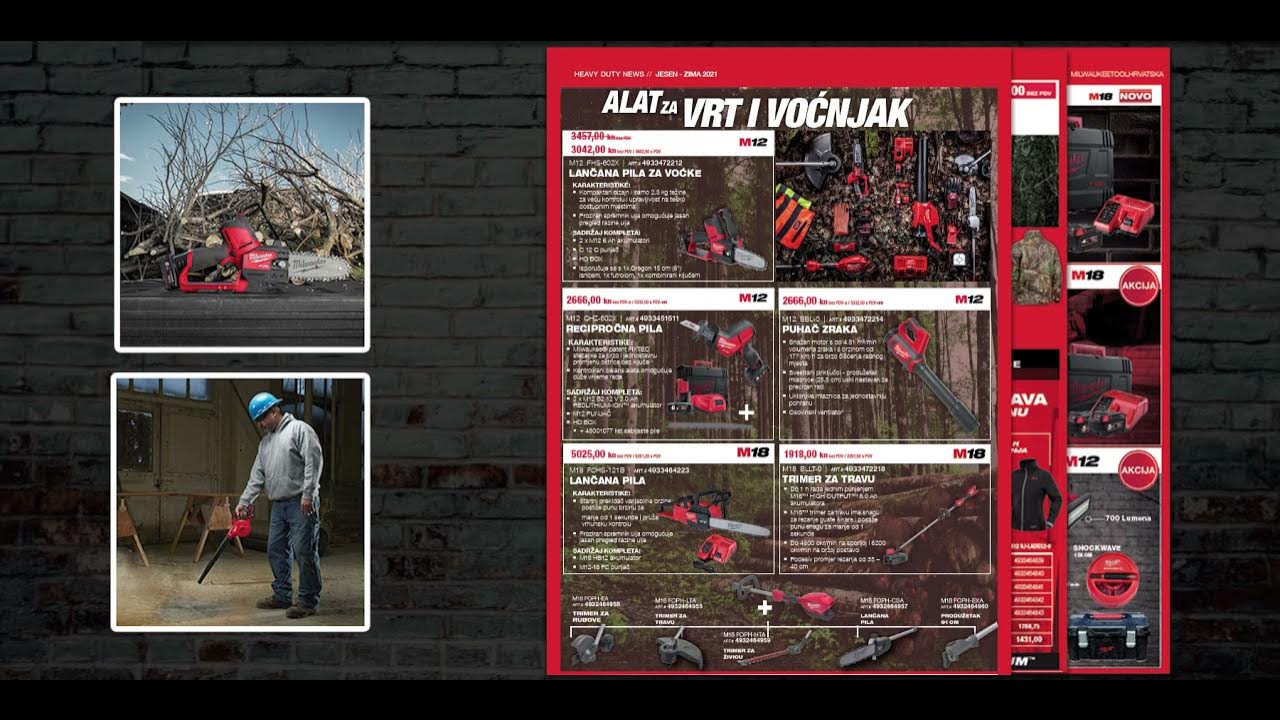 Novi Milwaukee katalog 2021 YouTube