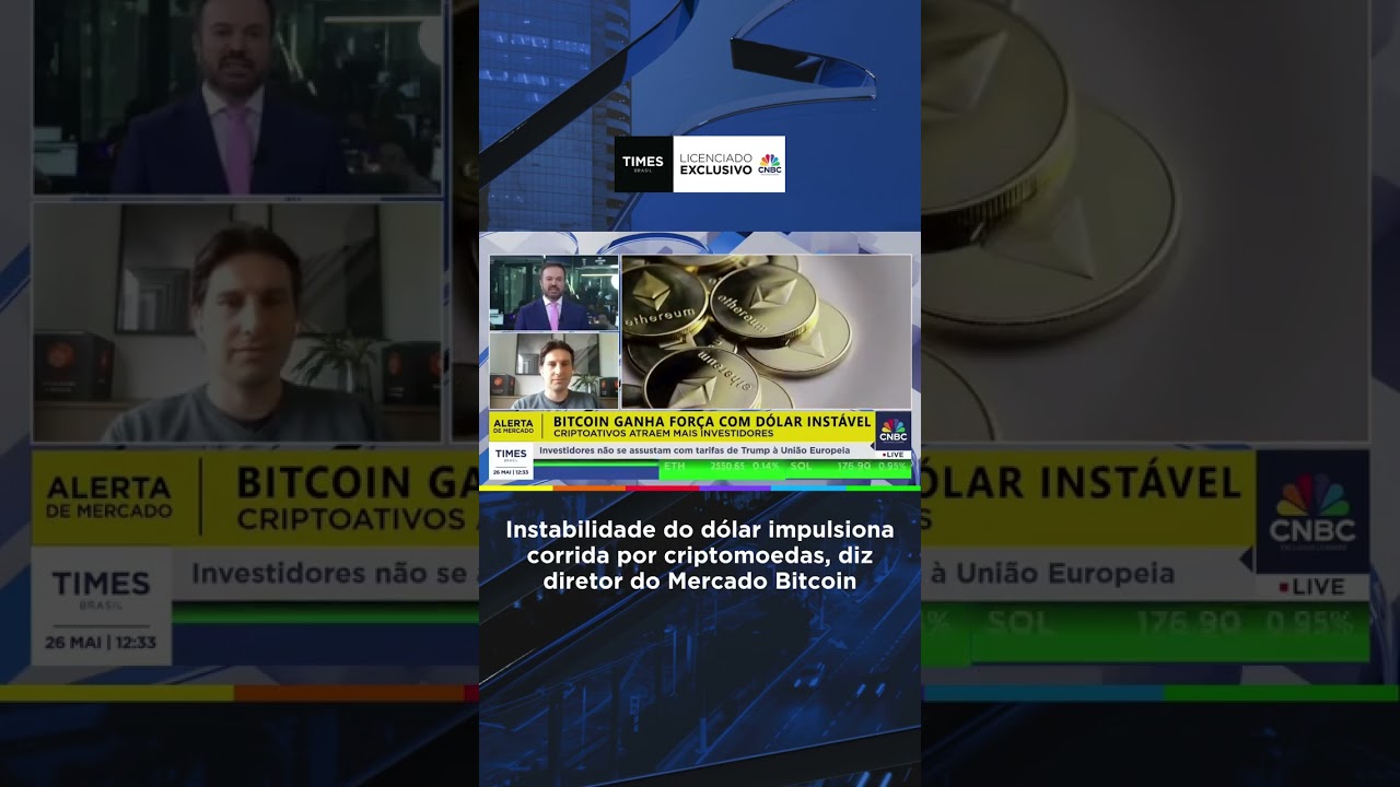 Instabilidade do dólar impulsiona corrida por criptomoedas, diz diretor do Mercado  Bitcoin #shorts - YouTube