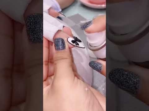 Video Mẫu nail Đên Trắng đơn giản nhưng cực xinh ????????... - youtube