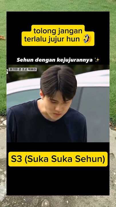 Sehun is just being honest #exo #sehun #weareone