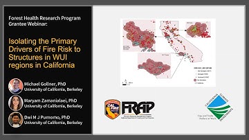 Primary Drivers of Fire Risk to CA WUI Structures–Michael Gollner, Maryam Zamanialaei, Dwi Purnomo