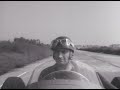  bord avec juan manuel fangio testant une maserati  1957 f1  autodrome de modne