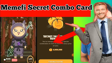 Memefi Secret combo today || Memefi 18june/2024 Combo Card today
