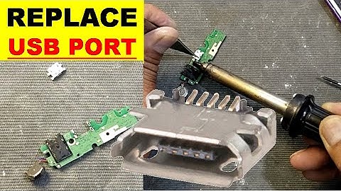 {603} How To Replace USB Charging Port In Smartphone / Change USB Connector in Mobile Phone