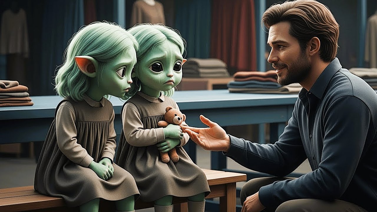 Две голодающие сестры-инопланетянки были проигнорированы весь день — один человек остановился и в...