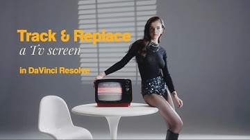 Track & Replace a TV Screen in DaVinci Resolve | Planar Tracker + Mask Tutorial