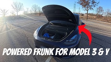 Powered Frunk for Tesla Model 3 & Y Installation Steps