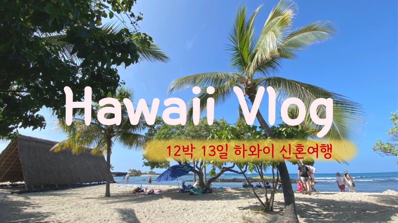 (Sub)하와이 신혼여행 브이로그 ep.1 🌺 매력터지는 빅아일랜드🏝ㅣ에어비앤비 호스트의 여행지 추천 \u0026 따뜻한 선물로 특별해진 여행