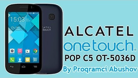 Alcatel POP C5 OT-5036D how to flash / как прошить / yazılım nasıl yapılır / proqram təminatı