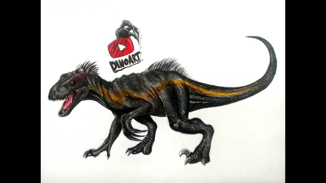 Tutorial como dibujar al Indoraptor de Jurassic World Fallen Kingdom || -  thptnganamst.edu.vn
