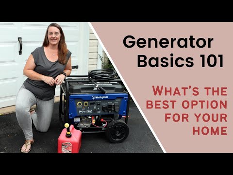 Video: Generators for home: overview, choice of power and fuel