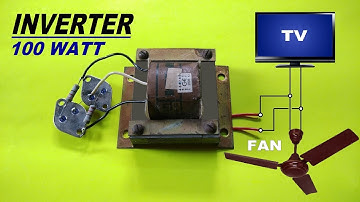 Simple 100 Watt Inverter..How To Make Inverter At Home..Simple Transistor Inverter..[Hindi]