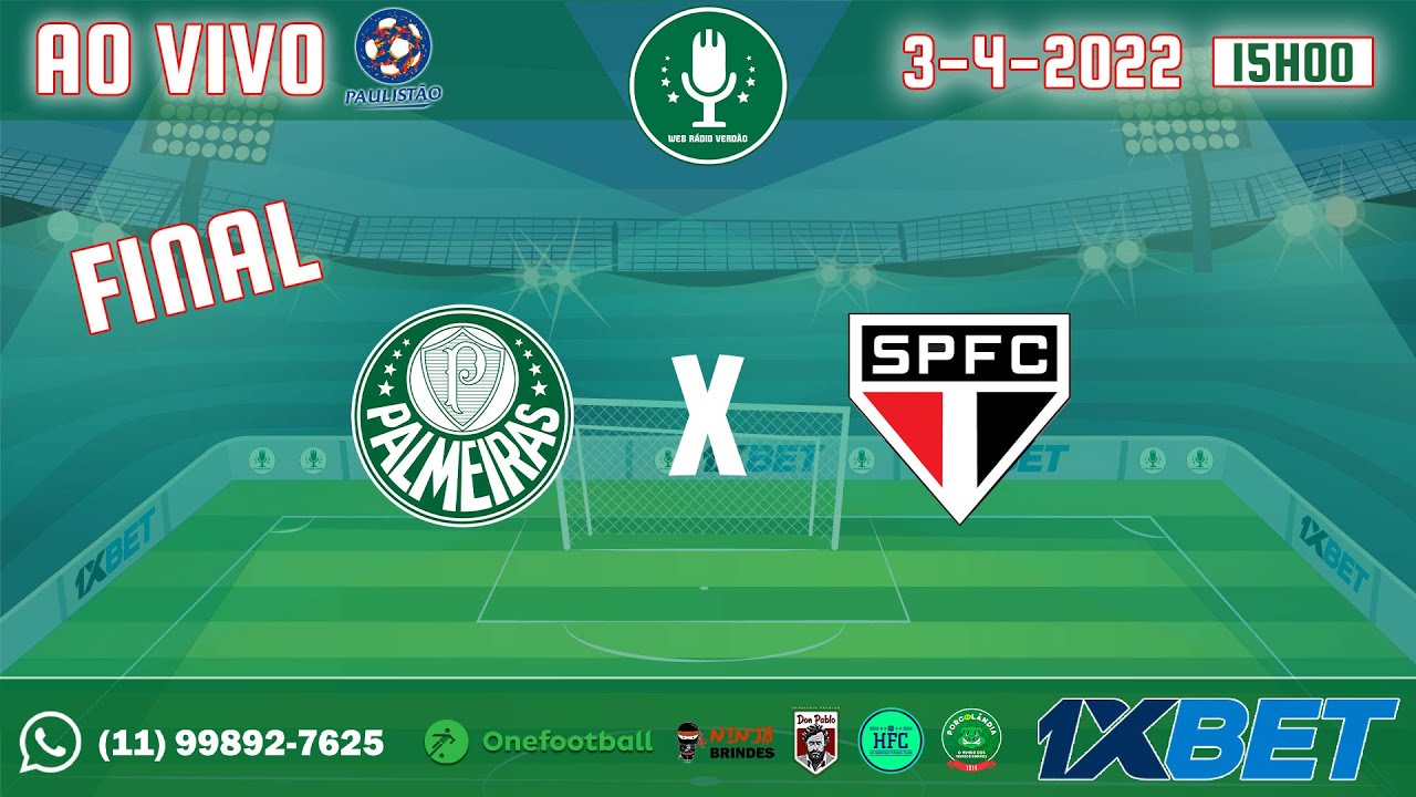 Onde assistir à final entre Palmeiras e São Paulo no Paulistão 2022