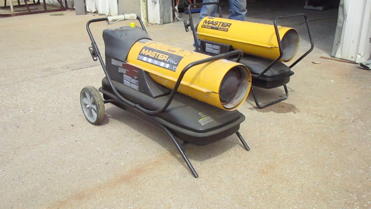 Master Pro MH140T-KFA u0026 Pro 215 Portable Diesel Powered Space Heaters  BigIron Auctions