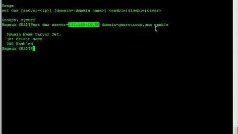 GarrettCom: Setting up DNS