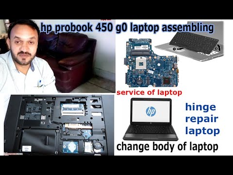 HP Probook 450 G0 Laptop Disassembly and cleaning I Cashing Change and  Service - YouTube