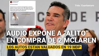 AUDIO expone a “Alito” en la compra de 2 McLaren blindados por 19 millones de pesos