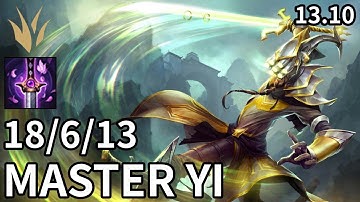 Master Yi Jungle vs Maokai - KR Master | Patch 13.10