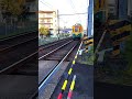 【鹿児島市電615号】【二軒茶屋4号踏切】を通過します。 #shorts #鹿児島市電 #tram