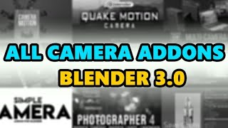 All Blender Addons for Using Camera Fast and Easy