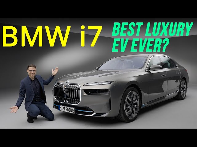 BMW i7 PREMIERE the new king of luxury? all-new 2023 BMW 7-Series comes both as EV and V8 / R6 ! class=