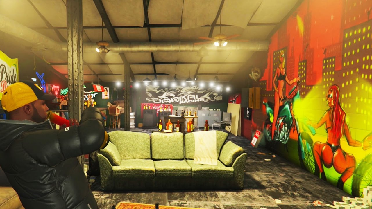 Gta 5 Online Bikers Dlc Clubhouse Motorcycle Club View Price Interior Location Youtube