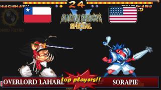 [TOPs SAMSHO V FT5] Overlord Laharl vs Sorapie #samshov