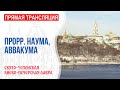 Онлайн-трансляция утреннего богослужения: Память святых пророков Наума и Аввакума (VII в. до Р. Х.)