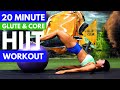 20-Minute Jump Rope HIIT Workout | Glute Core