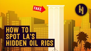 Фальшивые здания, скрывающие огромную нефтяную промышленность Лос-Анджелеса