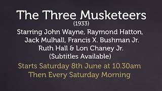 John Wayne's The Three Musketeers Talking Pictures TV Sky 328 Freeview 82 Virgin 445 Freesat 306