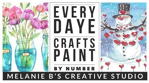 LEGIT OR SCAM?! EVERY DAYE CRAFTS Unboxing, Review & Paint Swatches Paint by Number Kits PBN #PBN