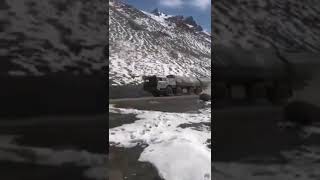 Chinese Army Move havey machinery in Kashmir, ladakh